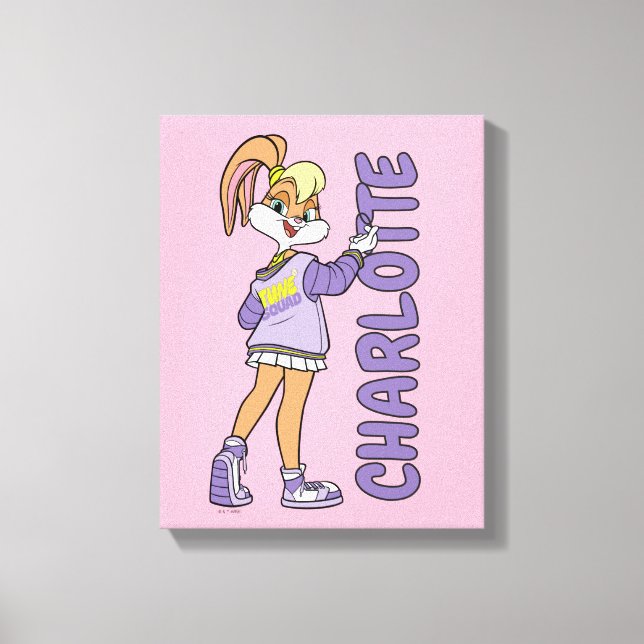 Impressão Em Tela Lola TUNE SQUAD™ Varsity Heart (Frente)