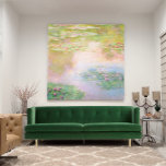 Impressão Em Tela LONA | Claude Monet (40"x40") Ninféas<br><div class="desc">CLAUDE MONET (1840-1926). Ninféas. Pintado em 1907. Óleo na canvas. Assinado e datado de "Claude Monet 1907" (baixa direita) Durante as últimas duas décadas da sua longa carreira, Monet dedicou-se com o solteiro à pintura do lindo jardim aquático assombroso que tinha desenhado e cultivado na sua casa, em Giverny rural....</div>