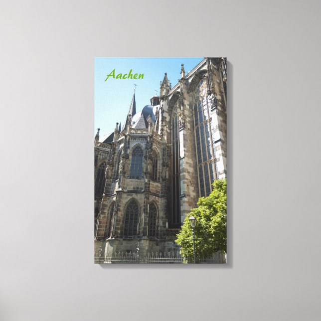 Impressão Em Tela Lona Enrolada de Aachen (Frente)