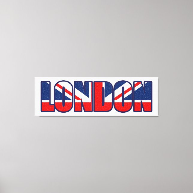 Impressão Em Tela Londres (Frente)
