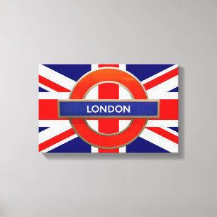 Impressão Em Tela Londres
