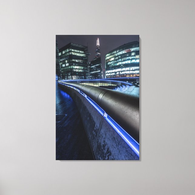 Impressão Em Tela Londres à noite (Frente)