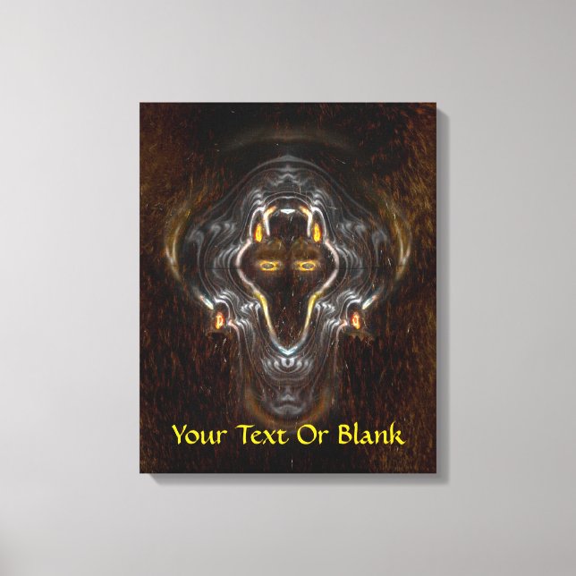 Impressão Em Tela Lone Wolf (Frente)