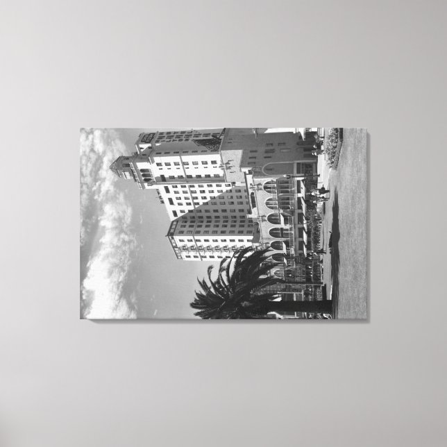 Impressão Em Tela Long Beach, California Wilton Hotel Photoião (Frente)