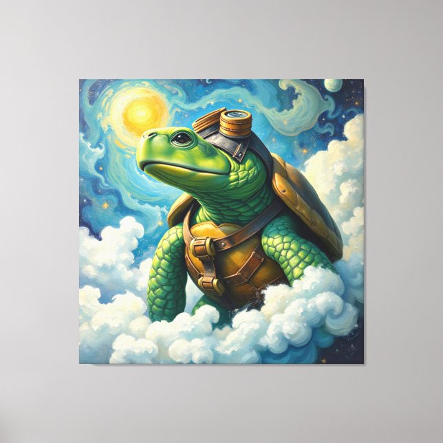 IMPRESSÃO EM TELA LONGE DAS NUVENS E ALÉM DAS 10 (Frente)