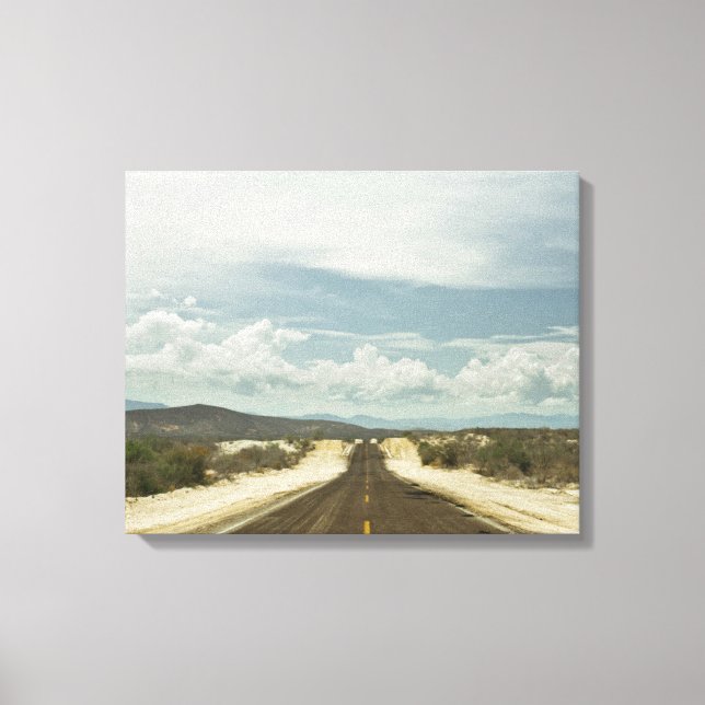 Impressão Em Tela Longo Hetero Atravessa Paisagem Baja Mexicana (Frente)