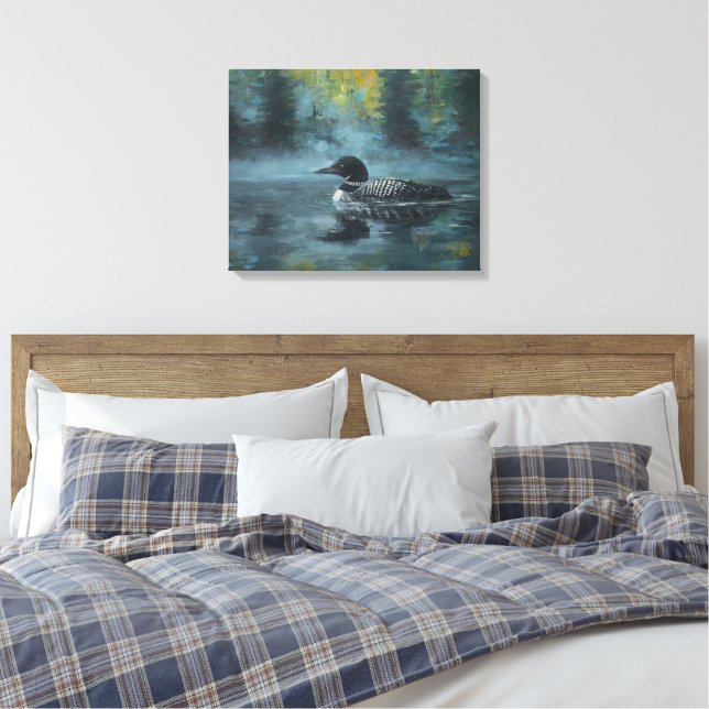Impressão Em Tela Loonell - Pato Loon (Insitu(Quarto))