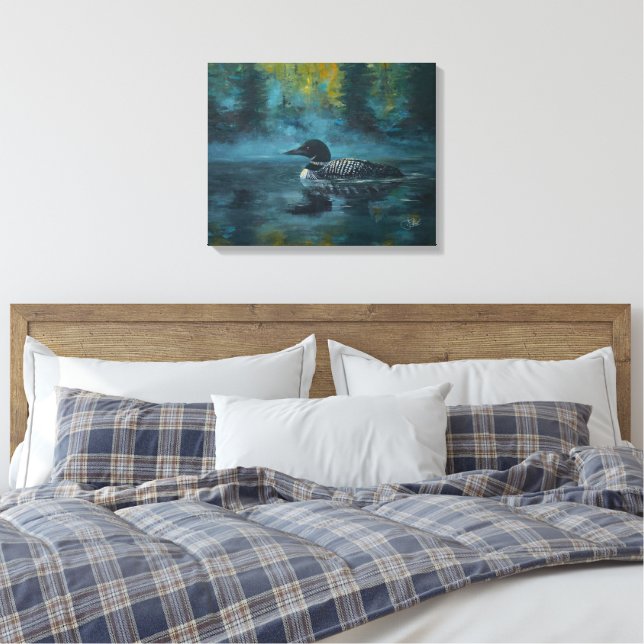 Impressão Em Tela Loonell - Pato Loon (Insitu(Quarto))