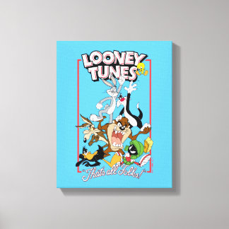 Impressão Em Tela LOONEY TUNES™ "ISSO É TUDO PESSOAL!™" - Pilha de g