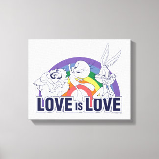 Impressão Em Tela LOONEY TUNES™ - Love Is Love