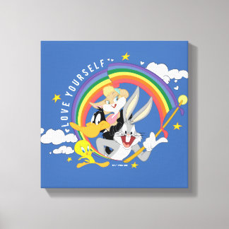 Impressão Em Tela LOONEY TUNES™ - Love Yourself Pride Badge