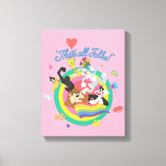 Impressão Em Tela LOONEY TUNES™ - That's All Folks! Pride Bullseye