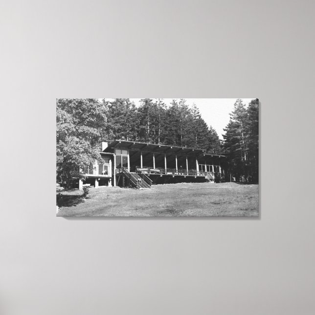 Impressão Em Tela Lopez Island, WA - Lodge Hendersan Camps (Frente)