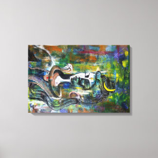 Impressão Em Tela Lord Shiva