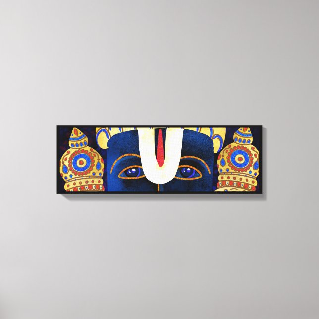 Impressão Em Tela Lord Vishnu Tirupati Perumal - Pintura de Deus Hin (Frente)