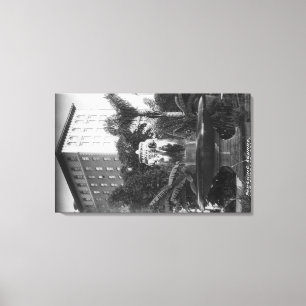 Impressão Em Tela Los Angeles, CA View of Perishing Square