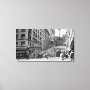 Impressão Em Tela Los Angeles, carros da rua do vôo de CA Andels