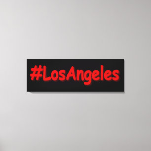Impressão Em Tela "#Los Angeles" Design. Comprar Agora