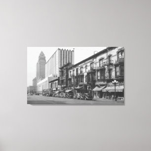 Impressão Em Tela Los Angeles, estação de correios de CA e cano