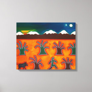 Impressão Em Tela Los Olivos en el Invierno 2010