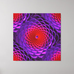 Impressão Em Tela Lotus Patterne Glass Art 3.O-A