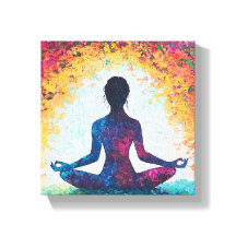 Lotus Pose Wall Art: Serenidade no Bloom