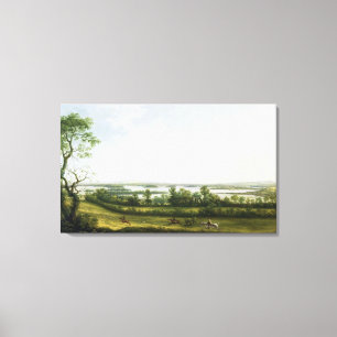 Impressão Em Tela Lough Erne da batida Ninney, com o Bellisle no