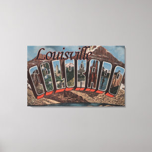 Impressão Em Tela Louisville, Colorado - grandes cenas da letra