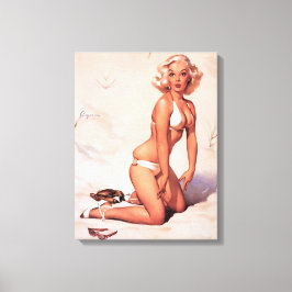 Impressão Em Tela Loura