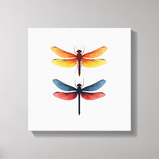 Impressão Em Tela Love Dragonflies child small simple Minimalist Dra