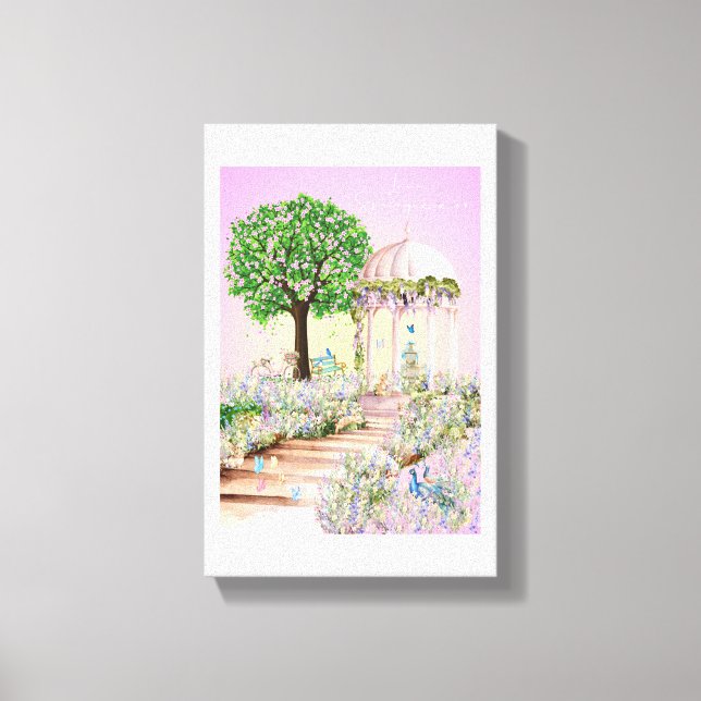 Impressão Em Tela Love Letter Design - Love, Spring xxoo (Frente)