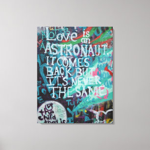 Impressão Em Tela Love Praga wall Grafite Street art, urbano real