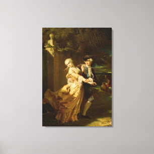 Impressão Em Tela Lovelace Abduzindo Clarissa Harlowe, 1867