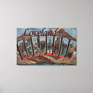 Impressão Em Tela Loveland, Colorado - grandes cenas da letra