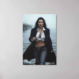 Impressão Em Tela Low Tide Authority