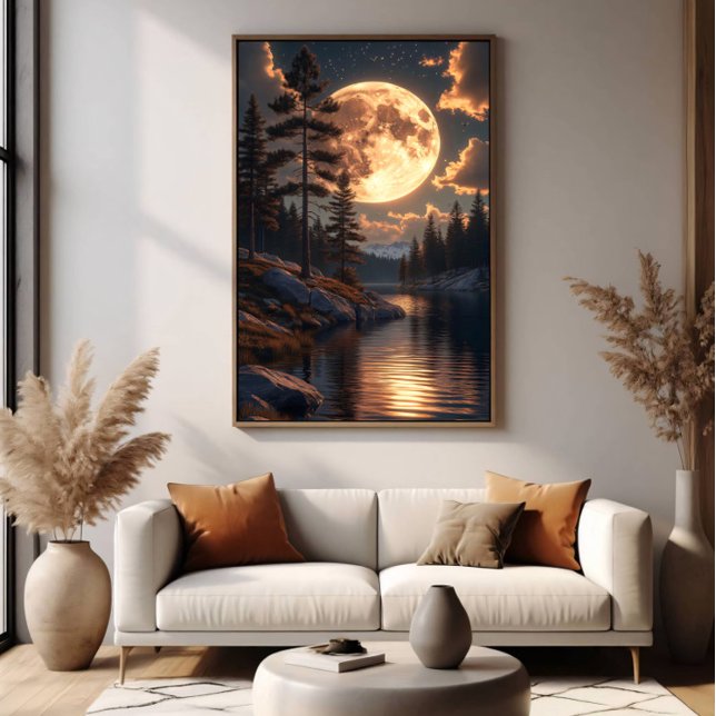 Impressão Em Tela Lua de Mel ao Crepúsculo (Criador carregado)