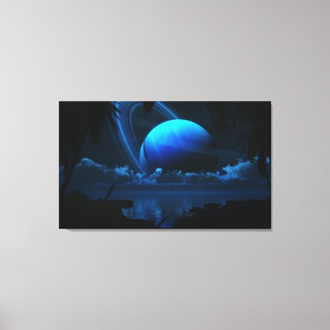 Impressão Em Tela Lua tropical (Frente)