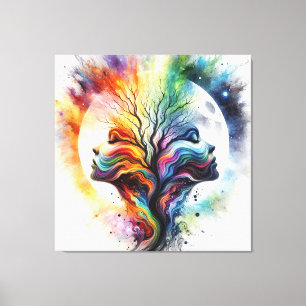 Impressão Em Tela Luas Da Lua