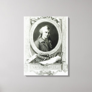 Impressão Em Tela Luc de Clapiers Marquês de Vauvenargues