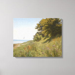 Impressão Em Tela Ludvig Kabell - Dia do Verão no mar