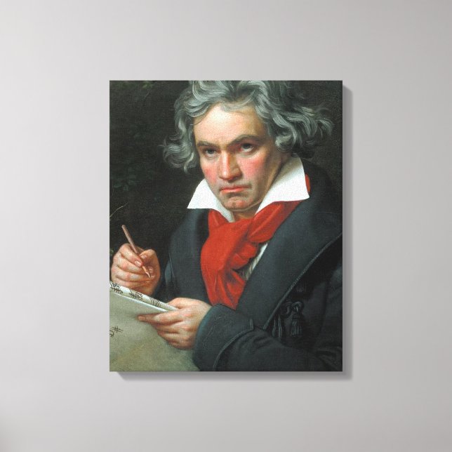 Impressão Em Tela Ludwig van Beethoven Portrait (Frente)