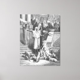 Impressão Em Tela Luke 16 Lazarus Outside the Rich Man's House