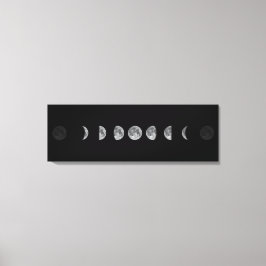 Impressão Em Tela Lunar Moon Fases Celestiais