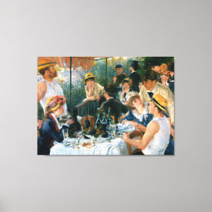 Impressão Em Tela Luncheon do Partido Barco de Renoir (1881)