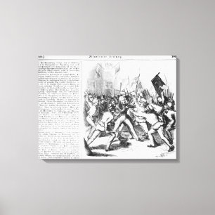 Impressão Em Tela Luta entre os Republicanos e o Parlamento