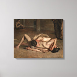 Impressão Em Tela Lutadores (por Thomas Eakins)