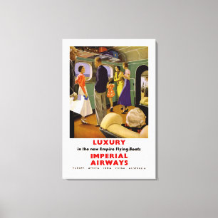 Impressão Em Tela Luxo nos Barcos Voadores do Novo Império - M