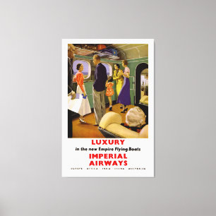 Impressão Em Tela Luxo nos Barcos Voadores do Novo Império - XL