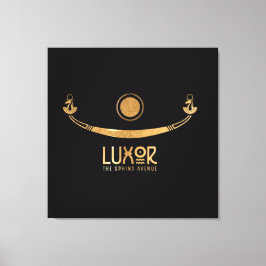 Impressão Em Tela Luxor Sphinx Avenue Khufus navio Karnak Egito