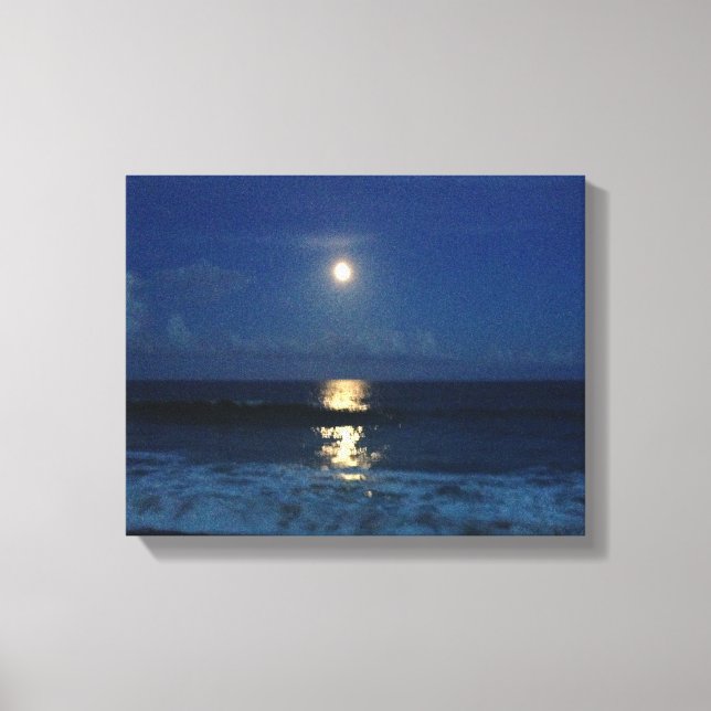 Impressão Em Tela LUZ DE LUZ na PRAIA (Frente)